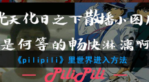 《pilipili》里世界进入方法