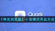 《夸克浏览器》小说模式开启方法