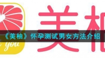《美柚》怀孕测试男女方法介绍