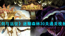 《剑与远征》迷糊森林30关通关视频