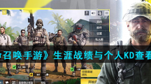 《使命召唤手游》生涯战绩与个人KD查看方法