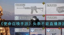 《使命召唤手游》头条不能直播原因