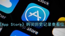 《App Store》购买历史记录查看位置