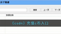 《csdn》充值c币入口