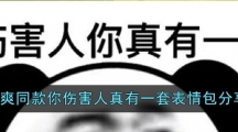 郑爽同款你伤害人真有一套表情包分享