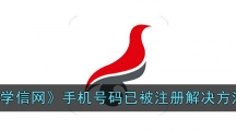 《学信网》手机号码已被注册解决方法