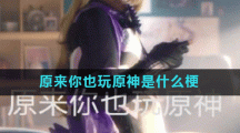 原来你也玩原神是什么梗