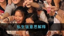 私生饭意思解释