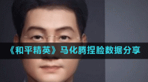 《和平精英》马化腾捏脸数据分享
