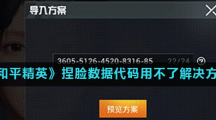 《和平精英》捏脸数据代码用不了解决方法