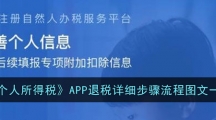 《个人所得税》APP退税详细步骤流程图文一览