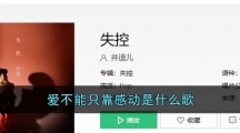 爱不能只靠感动是什么歌