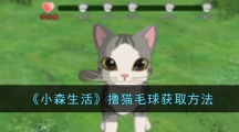 《小森生活》撸猫毛球获取方法