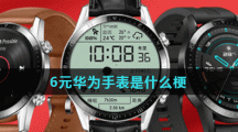 6元华为手表是什么梗