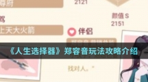 《人生选择器》郑容音玩法攻略介绍