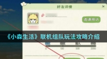 《小森生活》联机组队玩法攻略介绍
