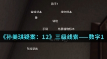 《孙美琪疑案：12》三级线索——数字1