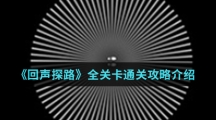 《回声探路》全关卡通关攻略介绍
