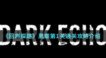 《回声探路》黑章第1关通关攻略介绍