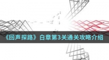 《回声探路》白章第3关通关攻略介绍