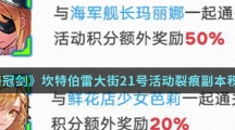 《坎公骑冠剑》坎特伯雷大街21号活动裂痕副本积分介绍