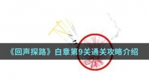 《回声探路》白章第9关通关攻略介绍