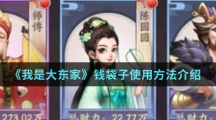 《我是大东家》钱袋子使用方法介绍