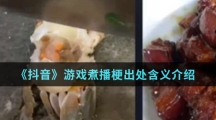 《抖音》游戏煮播梗出处含义介绍