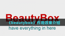 《beautybox》打开没反应解决方法