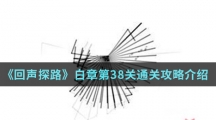 《回声探路》白章第38关通关攻略介绍