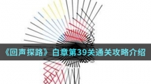 《回声探路》白章第39关通关攻略介绍