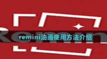 remini油画使用方法介绍
