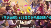 《王者荣耀》s25段位继承规则表介绍