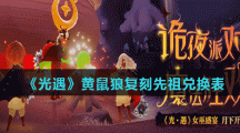 《光遇》黄鼠狼复刻先祖兑换表