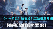 《和平精英》暗夜危机要塞位置介绍