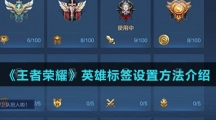 《王者荣耀》英雄标签设置方法介绍