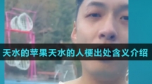 天水的苹果天水的人梗出处含义介绍