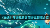 《光遇》琴谱孤勇者简谱完整版介绍