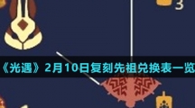 《光遇》2月10日复刻先祖兑换表一览