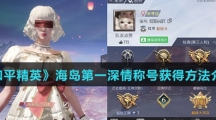 《和平精英》海岛第一深情称号获得方法介绍