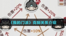 《我的门派》克制关系介绍