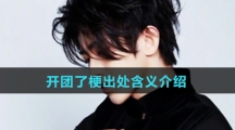 开团了梗出处含义介绍
