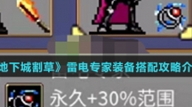 《地下城割草》雷电专家装备搭配攻略介绍
