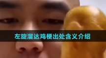 左旋溜达鸡梗出处含义介绍