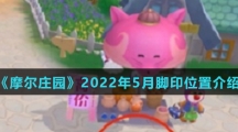 《摩尔庄园》2022年5月脚印位置介绍
