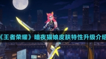 《王者荣耀》暗夜猫娘皮肤特性升级介绍