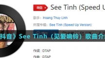 《抖音》See Tình（见爱响铃）歌曲介绍
