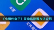 《小组件盒子》灵动岛设置方法介绍