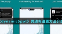 《dynamicSpot》灵动岛设置方法介绍