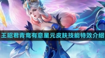 《王者荣耀》王昭君青鸾有意星元皮肤技能特效介绍